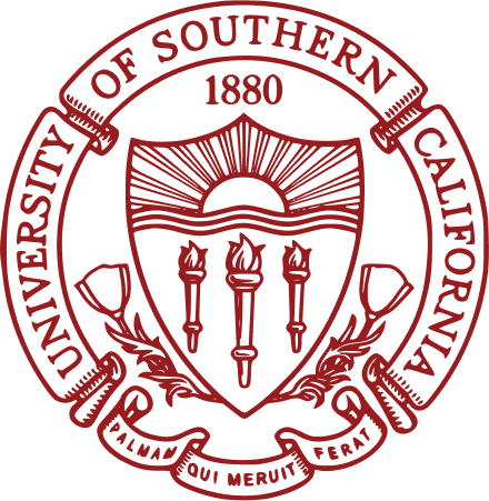Seal of The University of Southern California focusing on academic publishing.