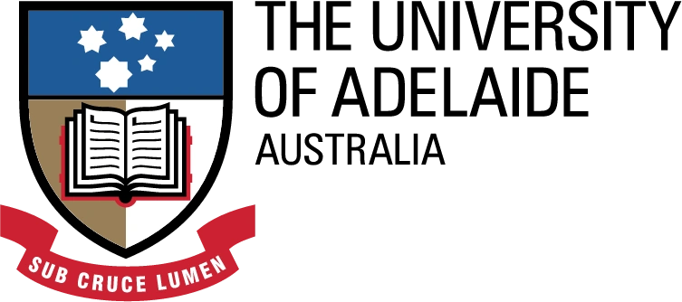 Logo of a research journal publisher with an open book and academic shield.