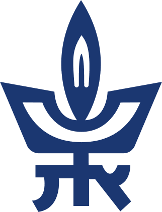 A stylized torch and book icon representing academic research journal publishing.