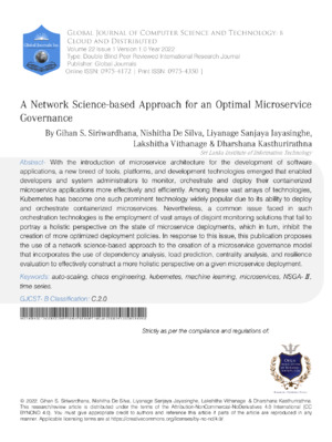 Alt text: Academic paper on network security for microservice governance.