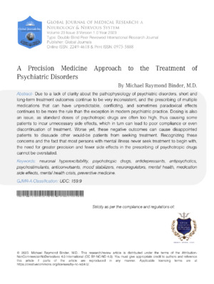 A detailed look at innovative approaches to diagnosing and treating psychiatric disorders, emphasizing precision medicine.