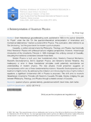 Reexploring quantum physics fundamentals and research.