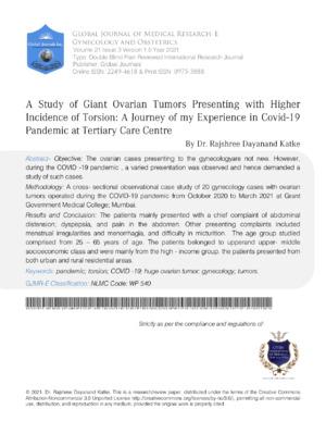 High-impact ovarian tumor study for cancer research.