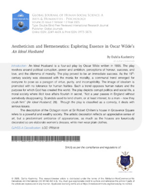 Exploring Oscar Wilde's Artistic Mind.