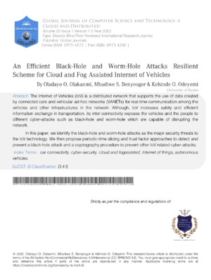 Alt text: Infographic of cybersecurity, cloud security, and worm-hole attack prevention methods.