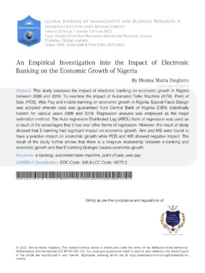 Enhanced security in electronic banking in Nigeria.