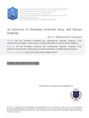 Detailed view of Fermatean fuzzy subgroups in mathematical research.
