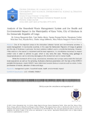 Accurate analysis of household waste impact in Urban Utah.