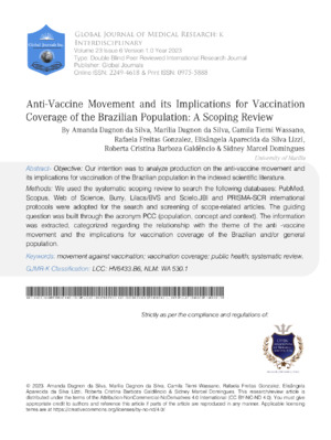 Explores vaccination trends, coverage, and implications for public health in Brazil's population.