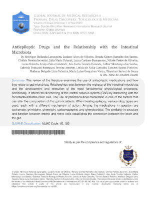 Enhanced understanding of antiepileptic drugs and gut microbiota relationships.