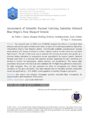 Onboard Spinal Cord Study.