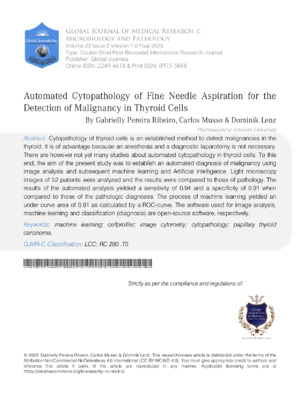 Autonomous Cytology for Needles.
