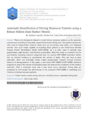 AI-powered analysis of driver behavior patterns for autonomous vehicle safety.