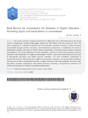Comprehensive evaluation of assessments for inclusion in higher education. Highlights importance for academic access and equity.