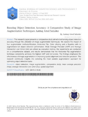 Accurate object detection with advanced techniques enhances training and evaluation.