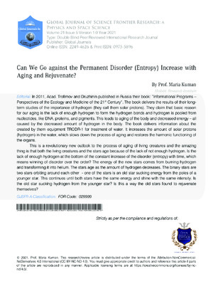 Can We Fight the Disorder?.