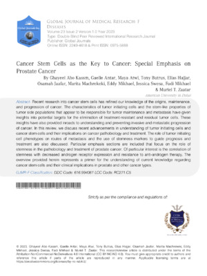 High-resolution image of cancer stem cells related to prostate cancer. Suitable for academic research on stem cell mechanics.