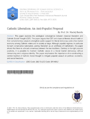 Analyzes Catholic liberalism's opposition to populism and its impact on social and political movements.