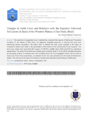 High-resolution image of Earth's surface depicting recent earthquake effects and land cover changes in the Western Plateau of Sao Paulo, Brazil.