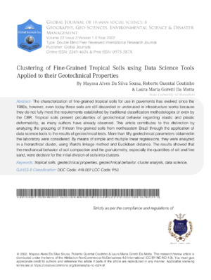 Detailed analysis of tropical soil clustering and data science applications in environmental studies.
