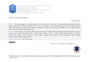 Close-up of academic journal publication on global research topics, illustrating scholarly articles and research studies.