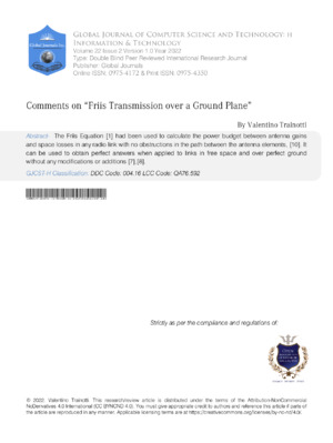 Fris transmission in groundplane technology for wireless communication.