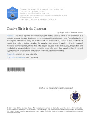 Creative Minds in Classroom Settings.