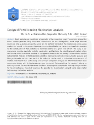 Analytical, portfolio, research, finance, academic, multivariate, design, methods.