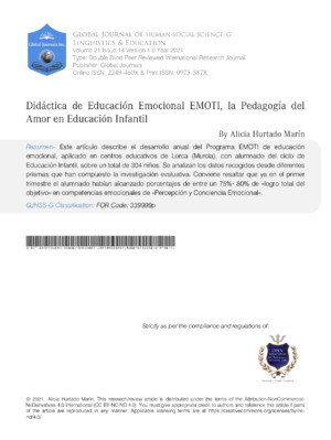 Emotional Education in Children - Pedagogia Love and development in educational psychology.