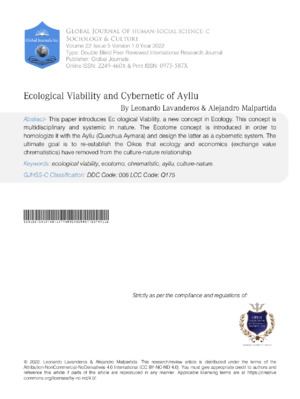 Global Journal of Human Social Science.