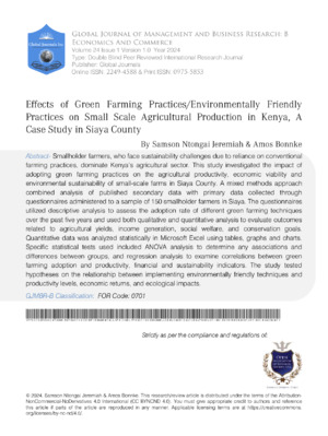 Alt text: Smallholder farmers practicing eco-friendly sustainable farming in Kenya.