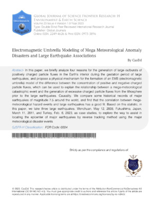 Analyzes mega meteorological anomalies using electromagnetic data to predict weather and natural disasters accurately.