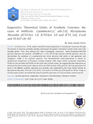 A detailed look at the limits of synthetic genomes in genetic research, focusing on epigenetics and genome synthesis for scientists.
