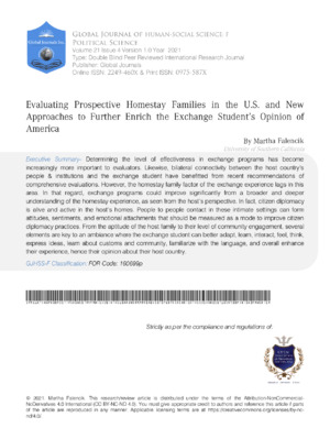 Examining honesty families in the US and Canada, with focus on exchange students' opinions. Analyzes perspectives on family honesty.