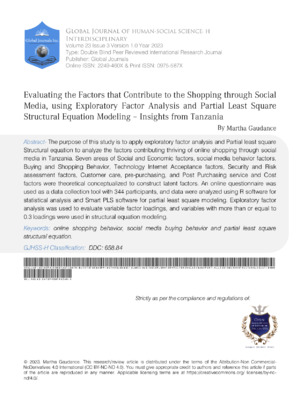 Exploring how social media influences shopping habits via factor analysis and least square models for better consumer insights.