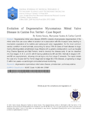 High-quality research on degenerative mitral valve disease and surgical treatment outcomes.