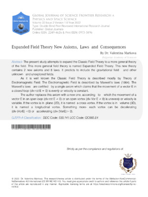 Exploring new axioms and laws in advanced physics, focusing on expanded field theory and its implications on modern science.