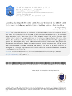 High-quality image from a research journal focused on childhood and parent-child relationships.