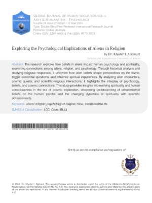 Detailed analysis of psychological implications of religious beliefs and practices in human behavior.