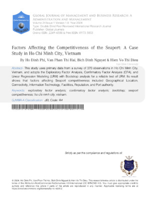 Seafarer career factors impacting competition in maritime industry. Research on influencing elements for seafarers.