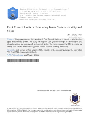 Fault Limits - Power System Stability and Safety.