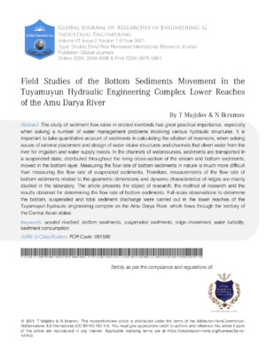 Hydraulic engineering and water flow analysis in Amura River.