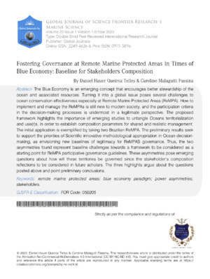 Global Journals of Science &Research.