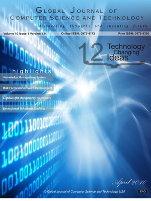 GJCST Volume 10 Issue 1