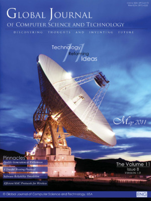 GJCST Volume 11 Issue 8