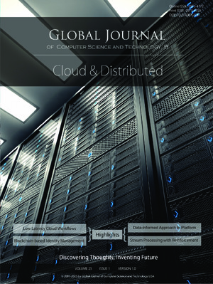 GJCST Volume 25 Issue B1