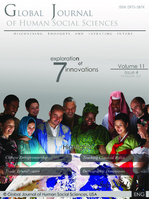 GJHSS Volume 11 Issue 4