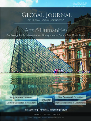 GJHSS Volume 20 Issue A10