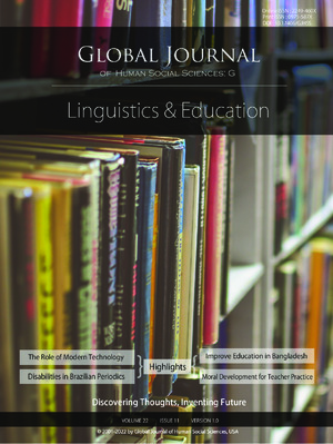 GJHSS Volume 22 Issue G11