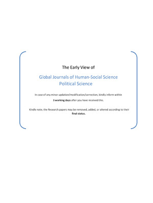 GJHSS Volume 25 Issue F4